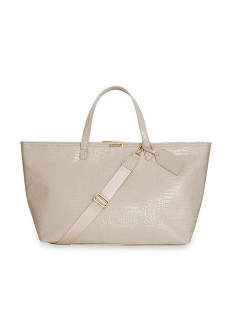 celine faux croc travel bag oyster grey|Celine Faux Croc Travel Bag .